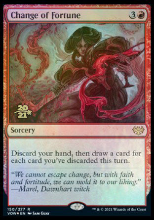 Change of Fortune [Innistrad: Crimson Vow Prerelease Promos] | Chromatic Games