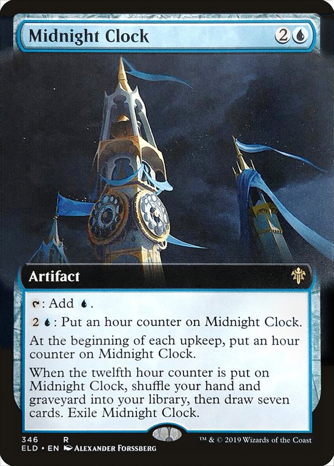 Midnight Clock (Extended Art) [Throne of Eldraine] | Chromatic Games