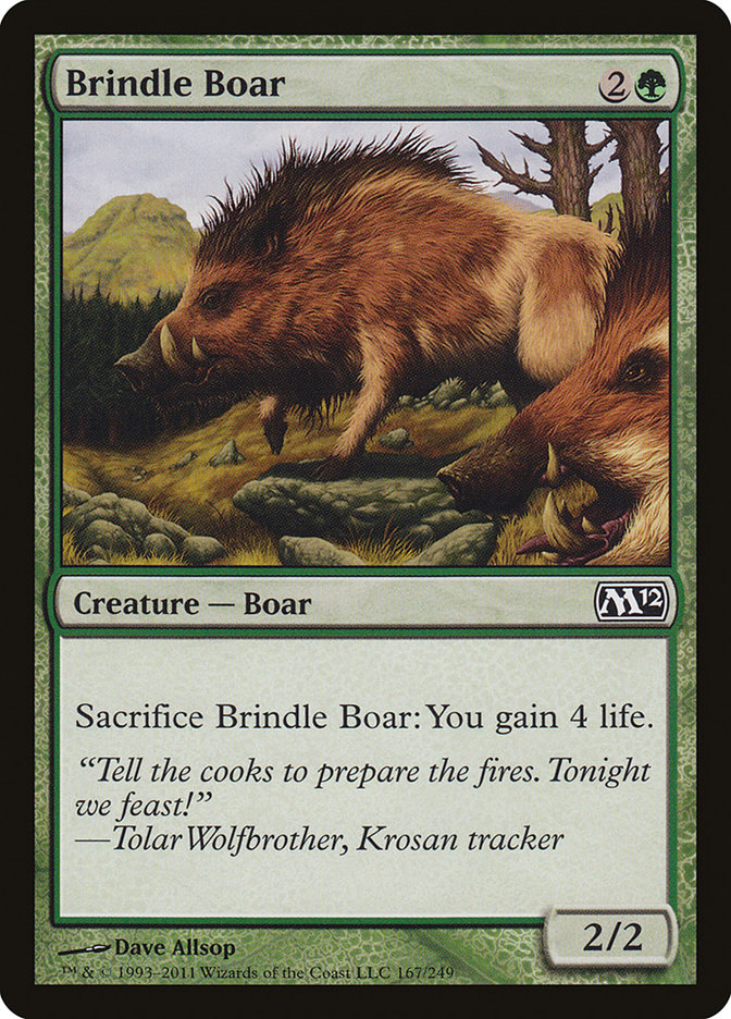 Brindle Boar [Magic 2012] | Chromatic Games