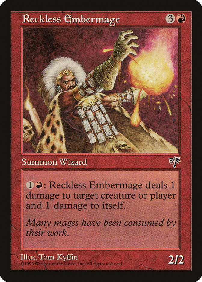 Reckless Embermage [Mirage] | Chromatic Games