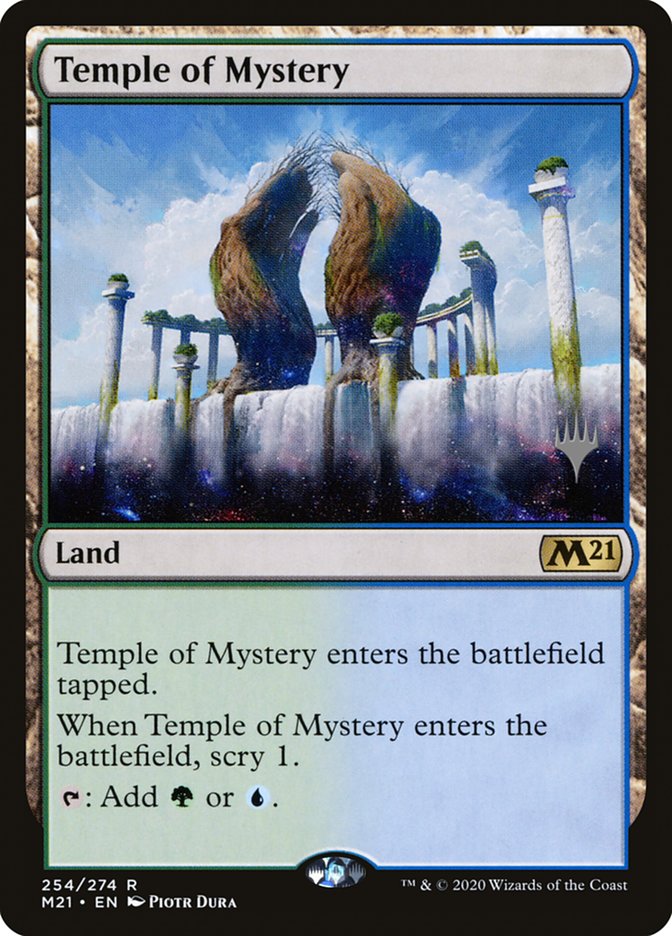 Temple of Mystery (Promo Pack) [Core Set 2021 Promos] | Chromatic Games