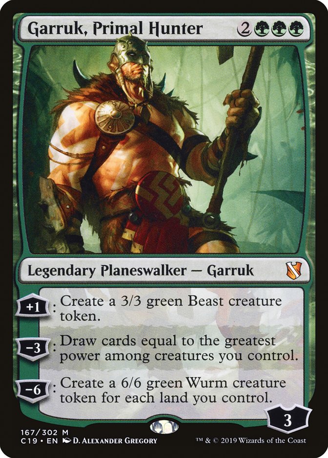 Garruk, Primal Hunter [Commander 2019] | Chromatic Games