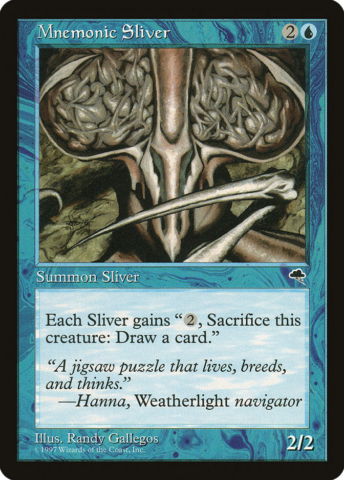 Mnemonic Sliver [Tempest] | Chromatic Games