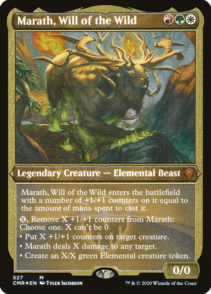 Marath, Will of the Wild (Etched) [Commander Legends] | Chromatic Games