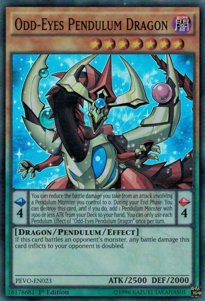 Odd-Eyes Pendulum Dragon [PEVO-EN023] Super Rare | Chromatic Games