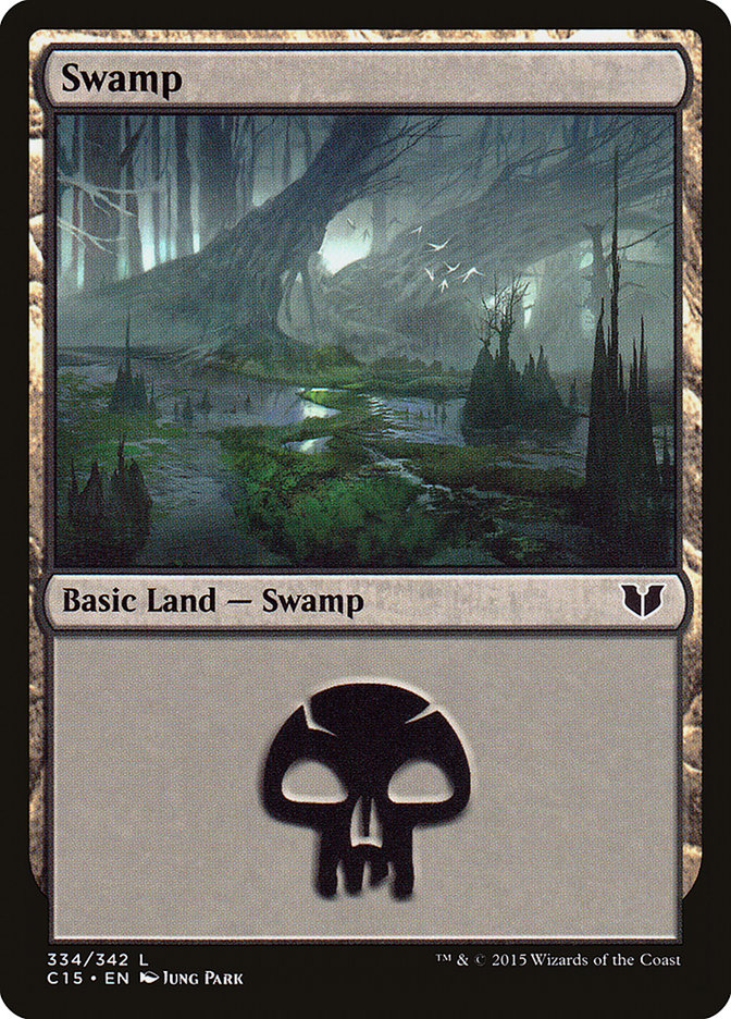 Swamp (334) [Commander 2015] | Chromatic Games