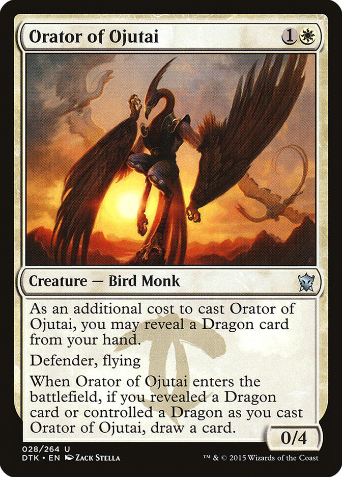 Orator of Ojutai [Dragons of Tarkir] | Chromatic Games