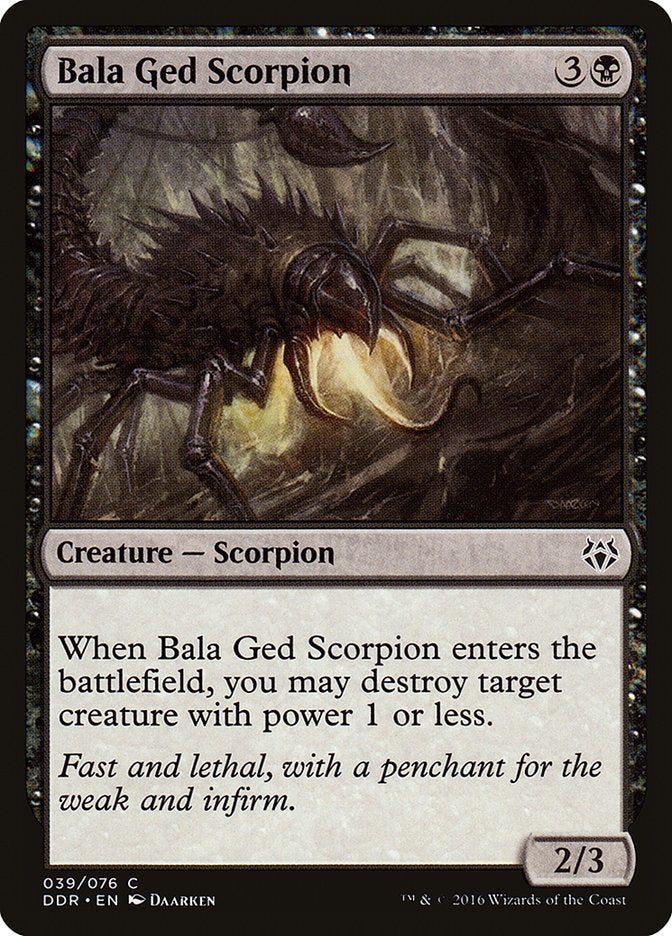 Bala Ged Scorpion [Duel Decks: Nissa vs. Ob Nixilis] | Chromatic Games