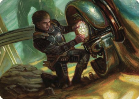 Urza, Powerstone Prodigy Art Card [The Brothers' War Art Series] | Chromatic Games