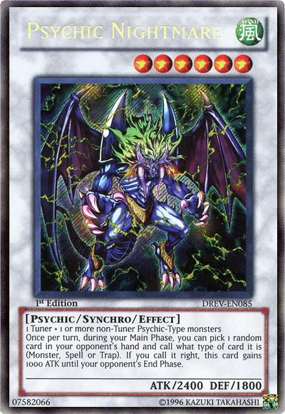 Psychic Nightmare [DREV-EN085] Secret Rare | Chromatic Games