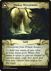 Primal Amulet // Primal Wellspring [Ixalan Prerelease Promos] | Chromatic Games