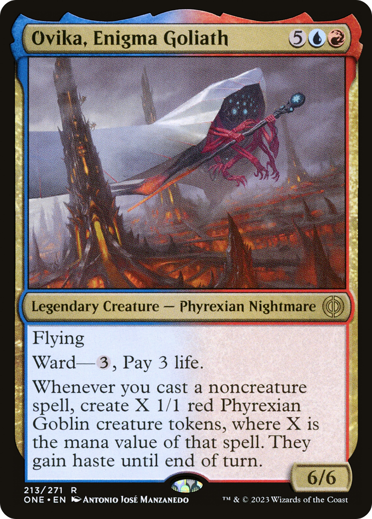 Ovika, Enigma Goliath [Phyrexia: All Will Be One] | Chromatic Games