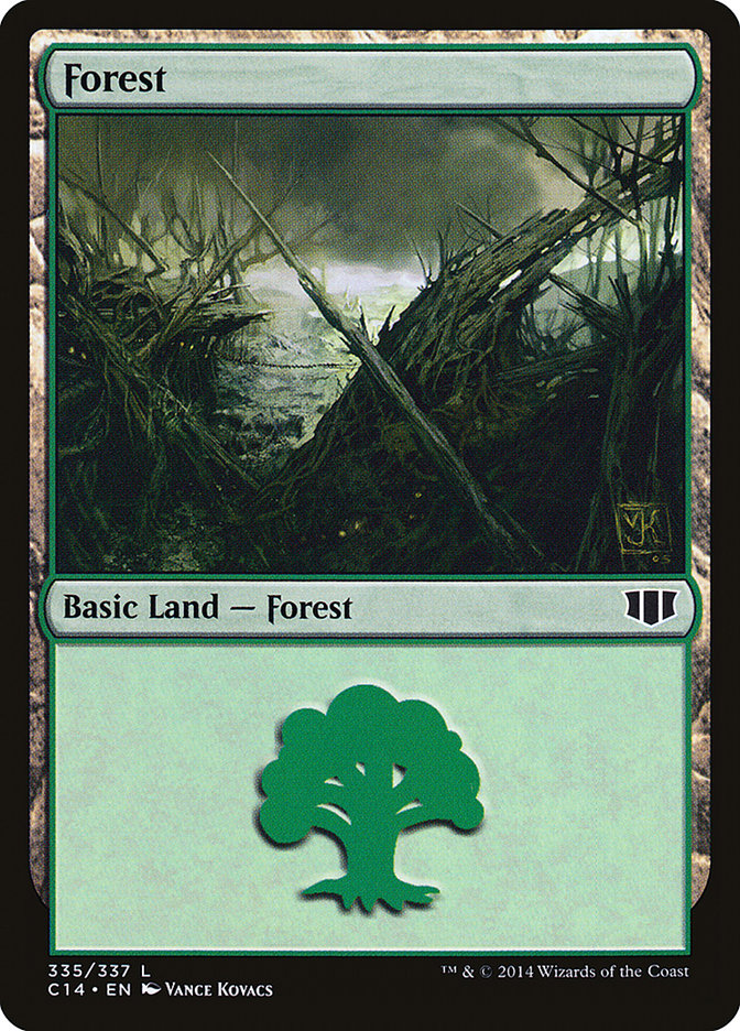 Forest (335) [Commander 2014] | Chromatic Games