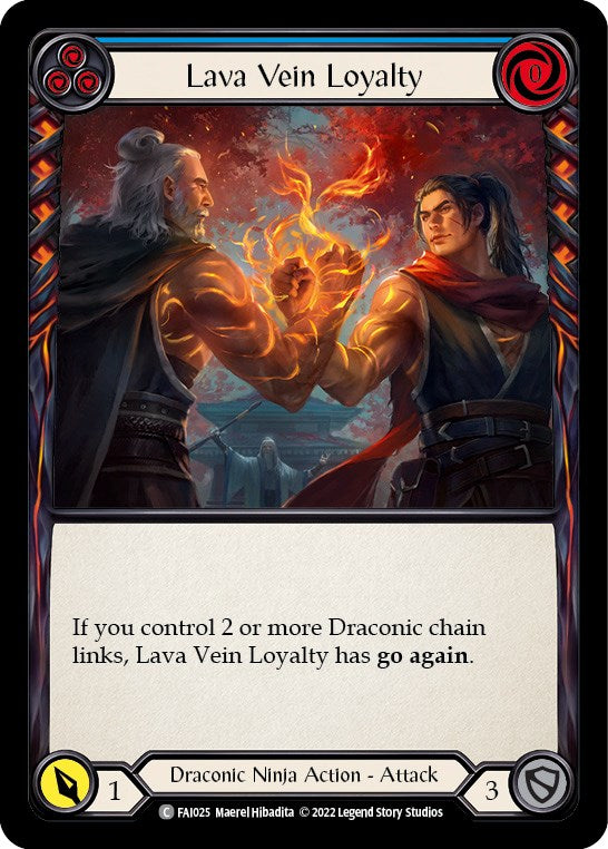 Lava Vein Loyalty (Blue) [FAI025] (Uprising Fai Blitz Deck) | Chromatic Games