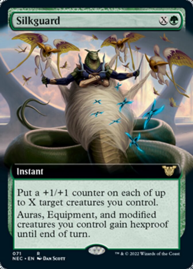 Silkguard (Extended Art) [Kamigawa: Neon Dynasty Commander] | Chromatic Games