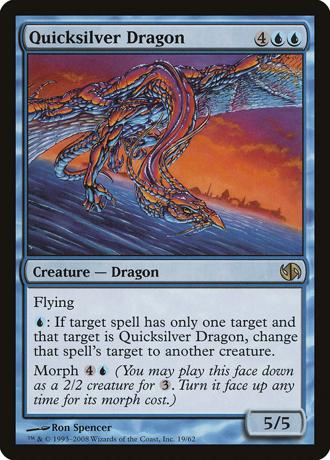 Quicksilver Dragon [Duel Decks: Jace vs. Chandra] | Chromatic Games