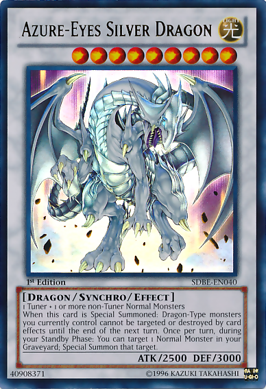 Azure-Eyes Silver Dragon [SDBE-EN040] Ultra Rare | Chromatic Games