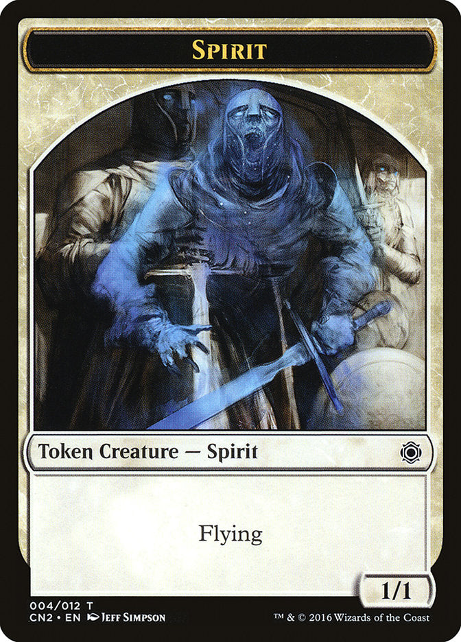 Spirit Token [Conspiracy: Take the Crown Tokens] | Chromatic Games