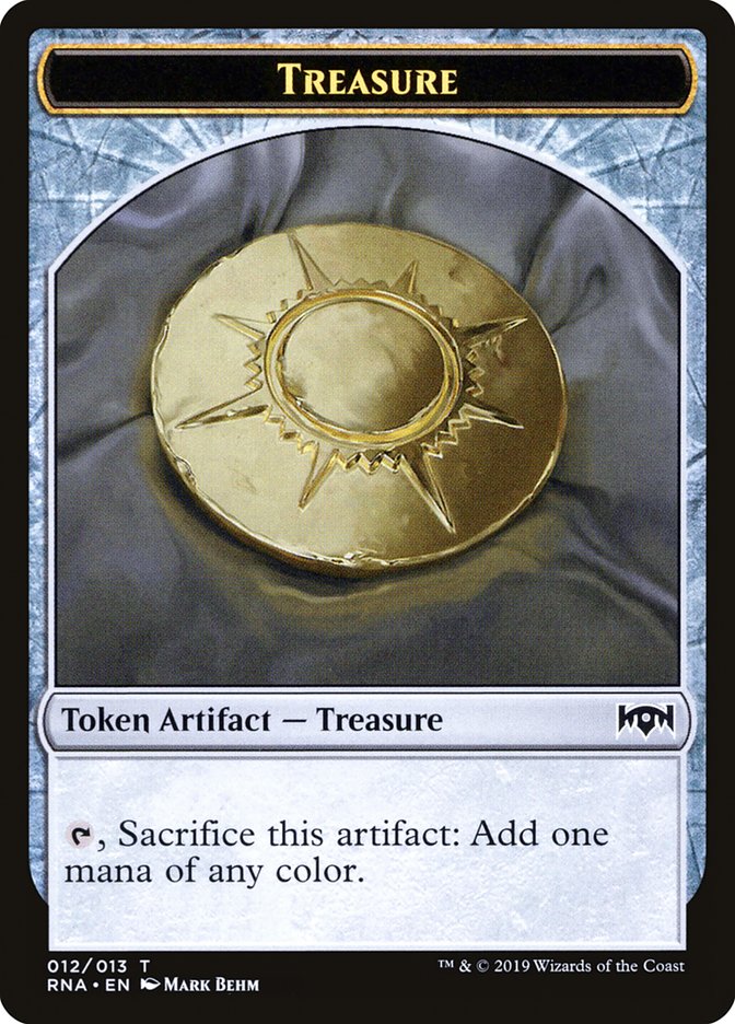 Treasure Token [Ravnica Allegiance Tokens] | Chromatic Games