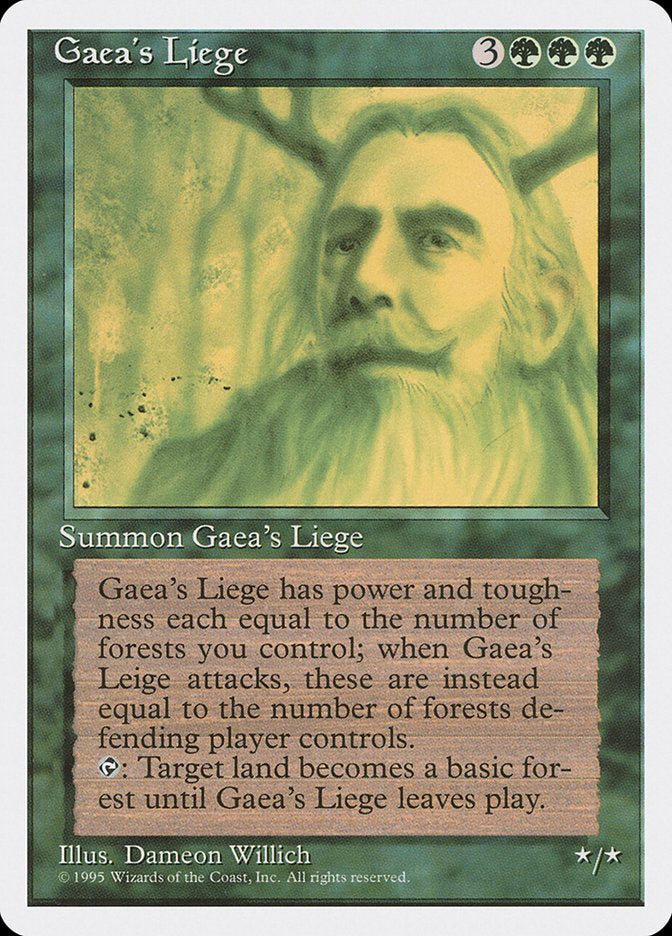 Gaea's Liege [Fourth Edition] | Chromatic Games