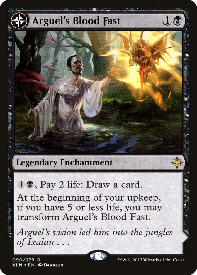 Arguel's Blood Fast // Temple of Aclazotz [Ixalan] | Chromatic Games