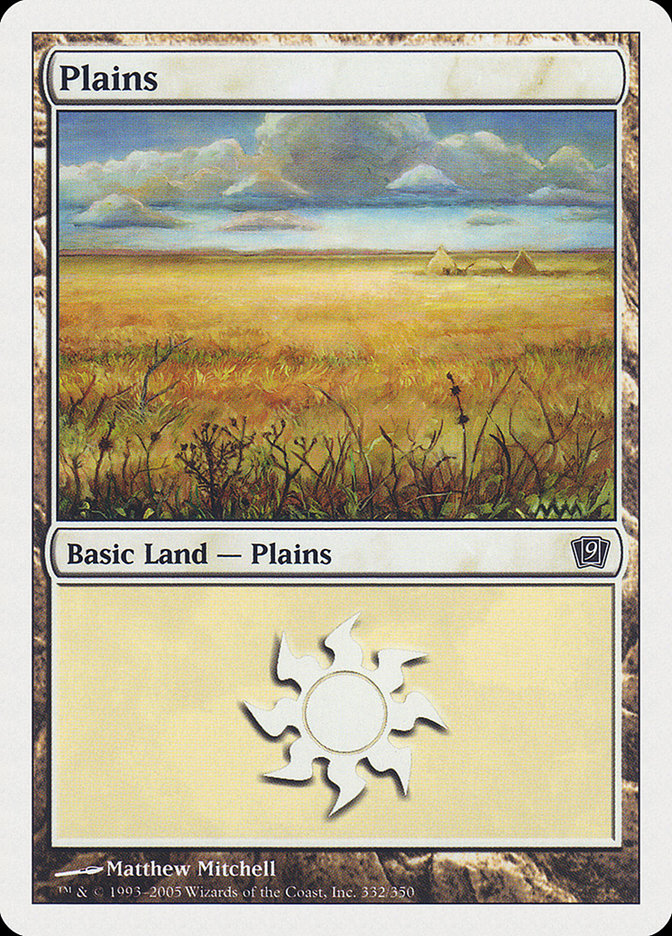 Plains (332) [Ninth Edition] | Chromatic Games