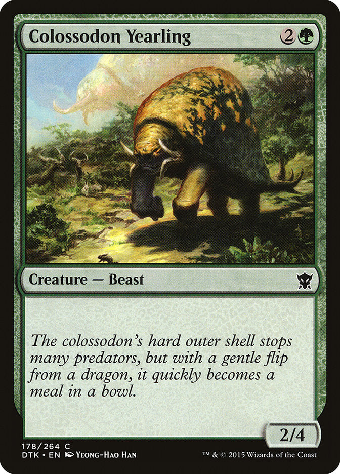 Colossodon Yearling [Dragons of Tarkir] | Chromatic Games