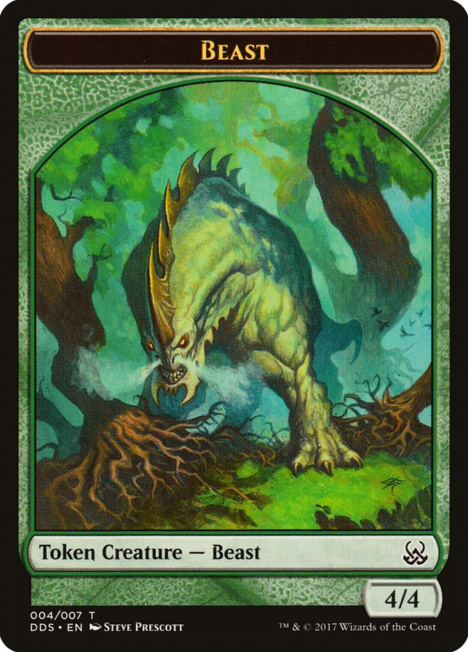 Beast Token [Duel Decks: Mind vs. Might Tokens] | Chromatic Games