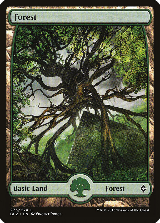 Forest (273) (Full Art) [Battle for Zendikar] | Chromatic Games