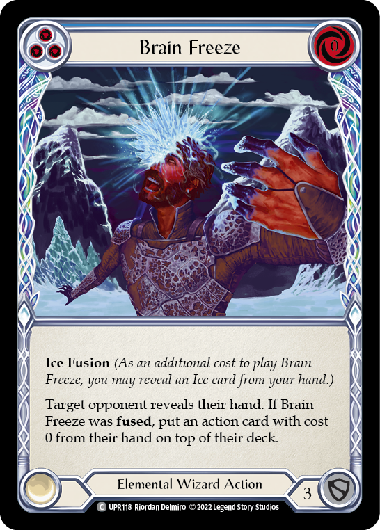 Brain Freeze (Blue) [UPR118] (Uprising)  Rainbow Foil | Chromatic Games