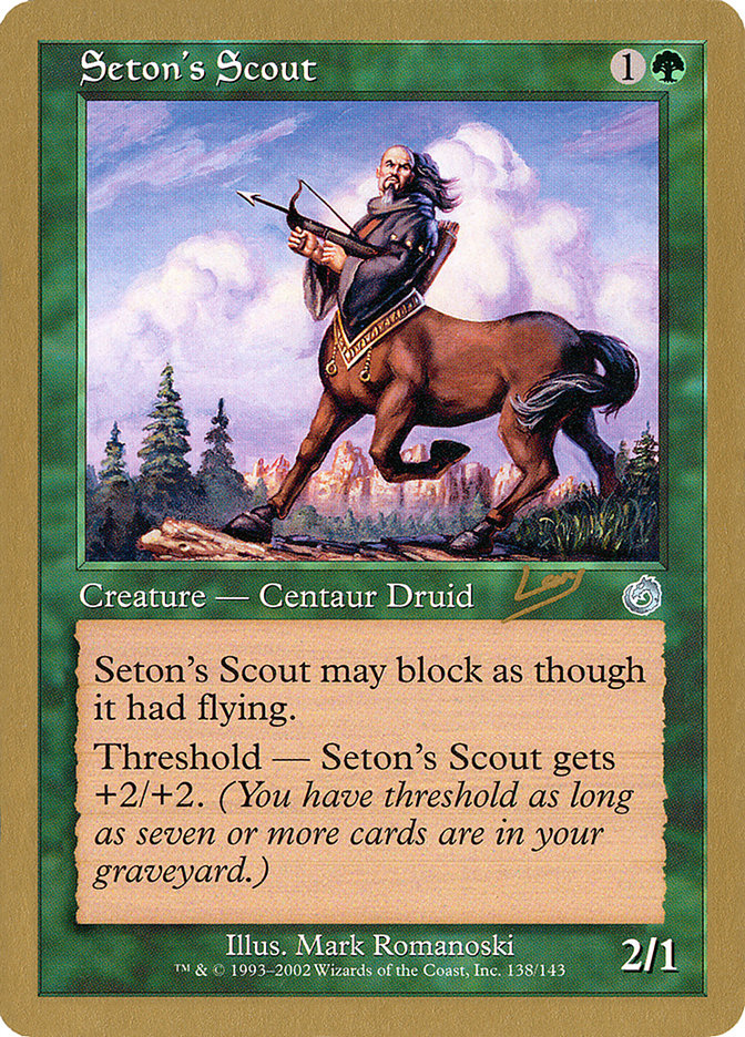 Seton's Scout (Raphael Levy) [World Championship Decks 2002] | Chromatic Games