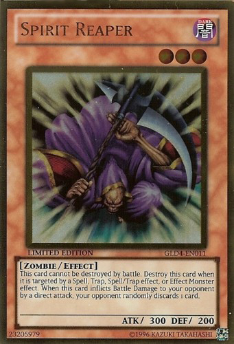 Spirit Reaper [GLD4-EN011] Gold Rare | Chromatic Games