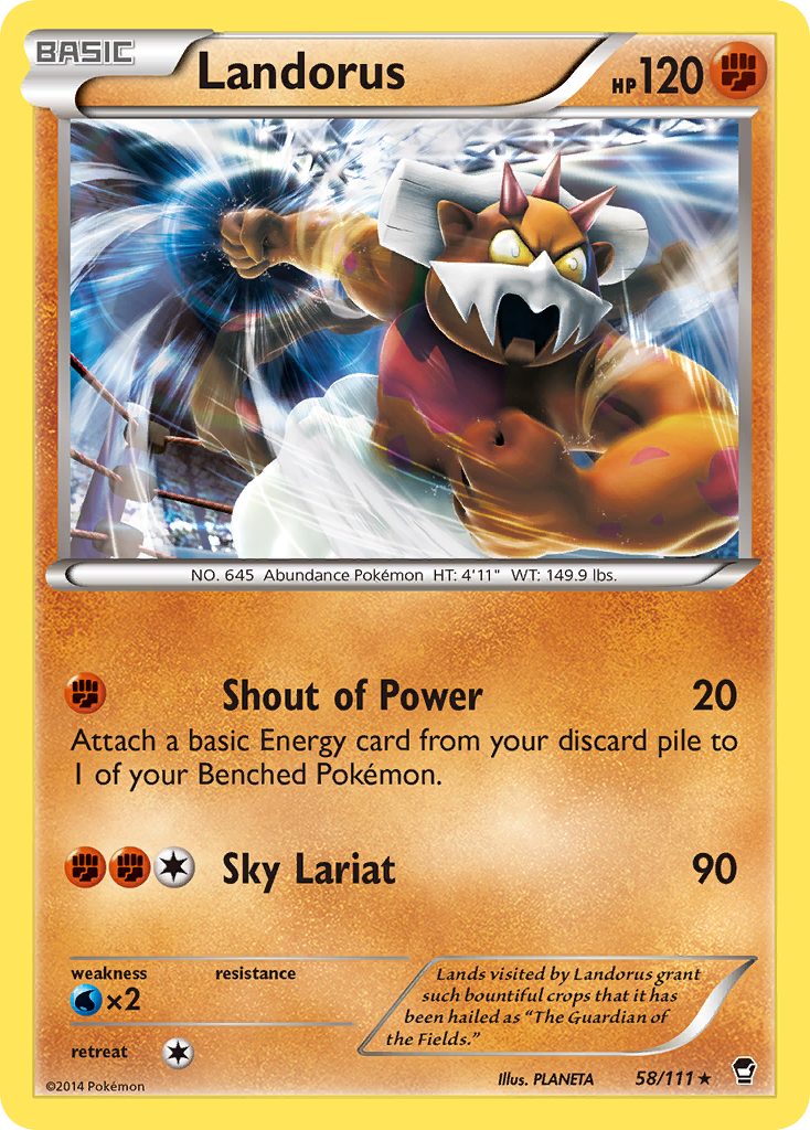 Landorus (58/111) [XY: Furious Fists] | Chromatic Games