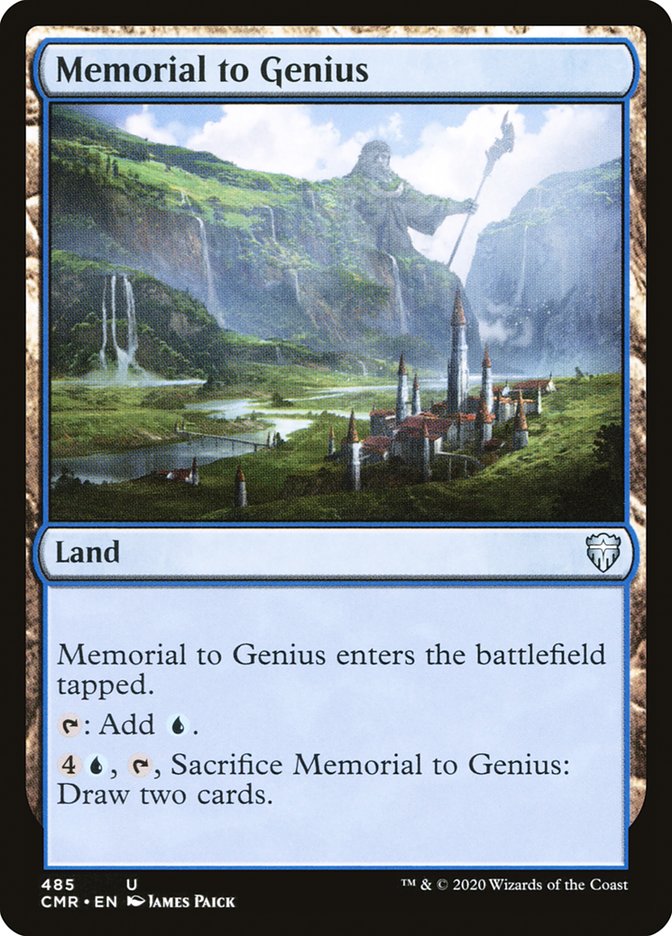 Memorial to Genius [Commander Legends] | Chromatic Games