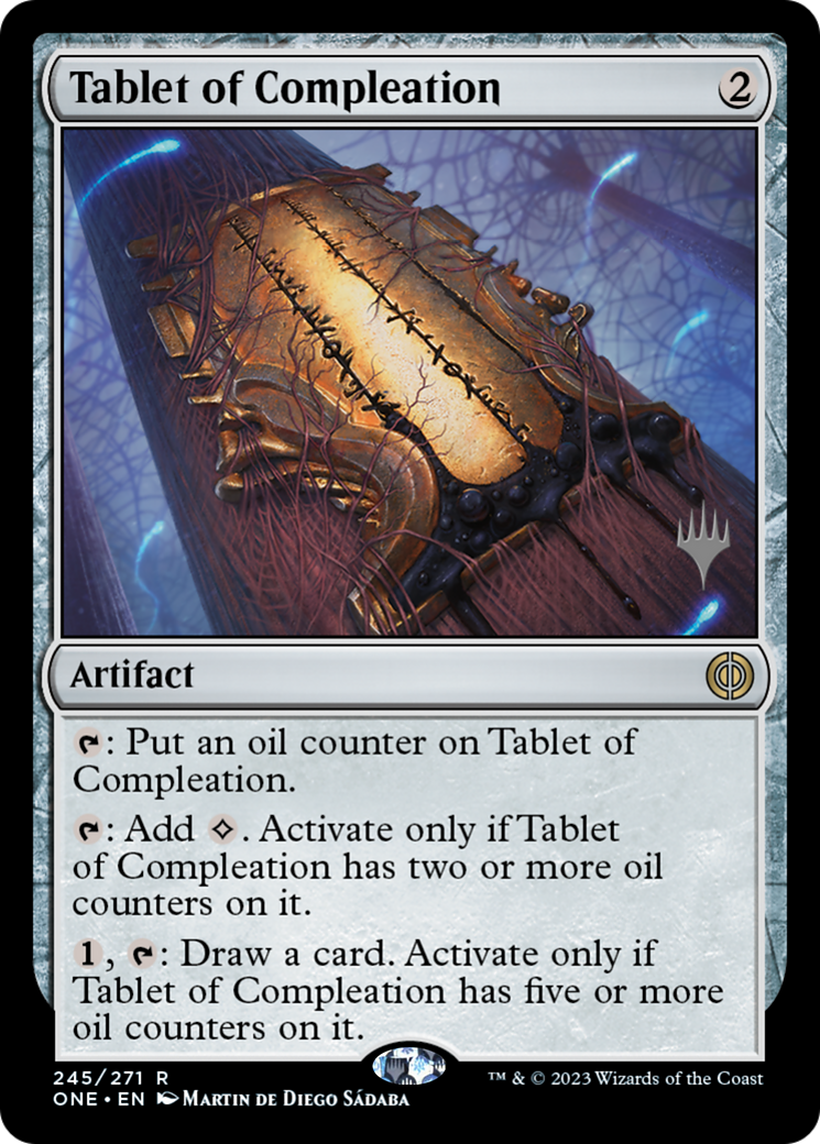 Tablet of Compleation (Promo Pack) [Phyrexia: All Will Be One Promos] | Chromatic Games