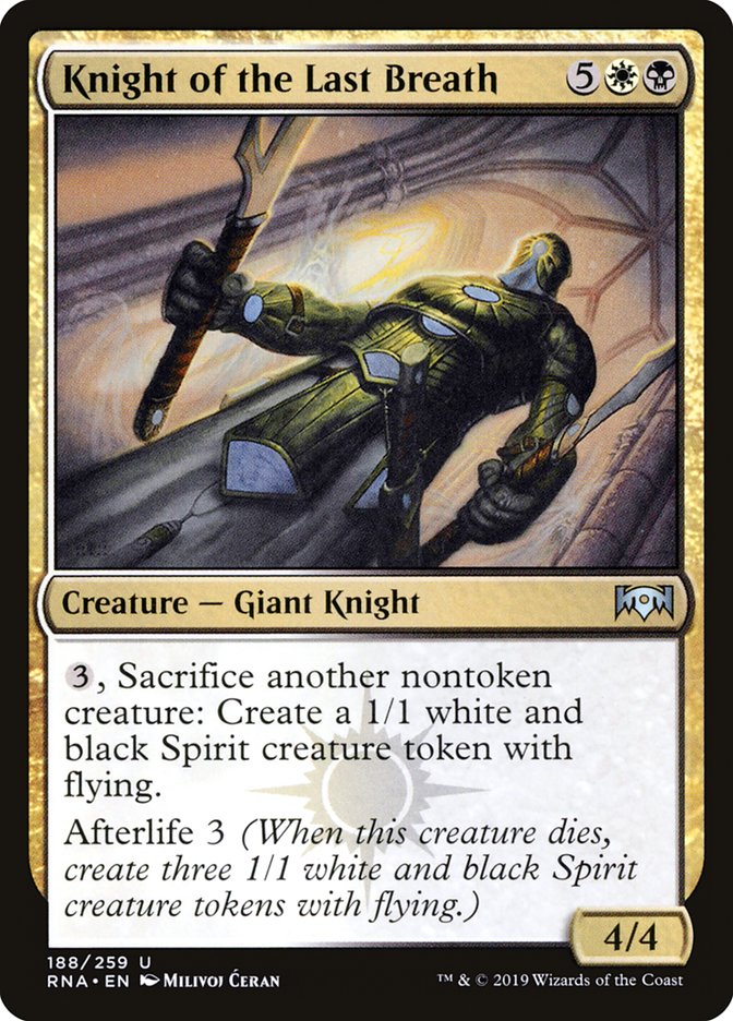 Knight of the Last Breath [Ravnica Allegiance] | Chromatic Games