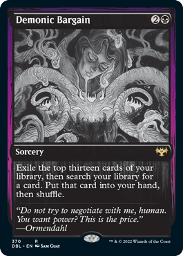 Demonic Bargain [Innistrad: Double Feature] | Chromatic Games