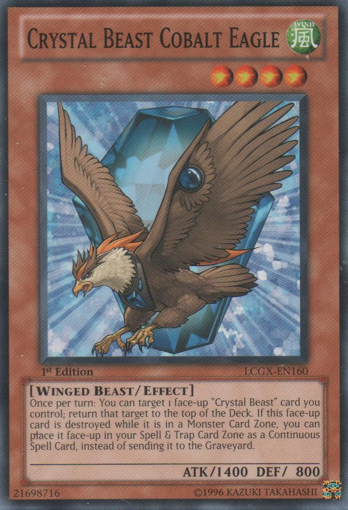 Crystal Beast Cobalt Eagle [LCGX-EN160] Common | Chromatic Games