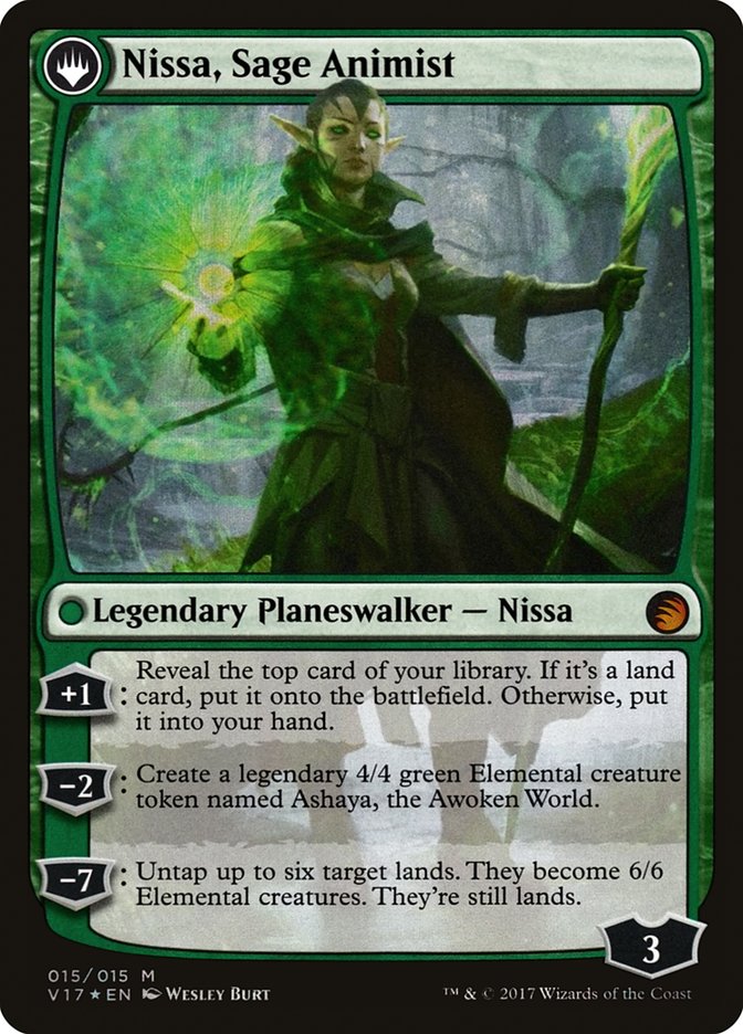 Nissa, Vastwood Seer // Nissa, Sage Animist [From the Vault: Transform] | Chromatic Games