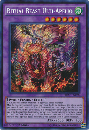 Ritual Beast Ulti-Apelio [THSF-EN028] Secret Rare | Chromatic Games