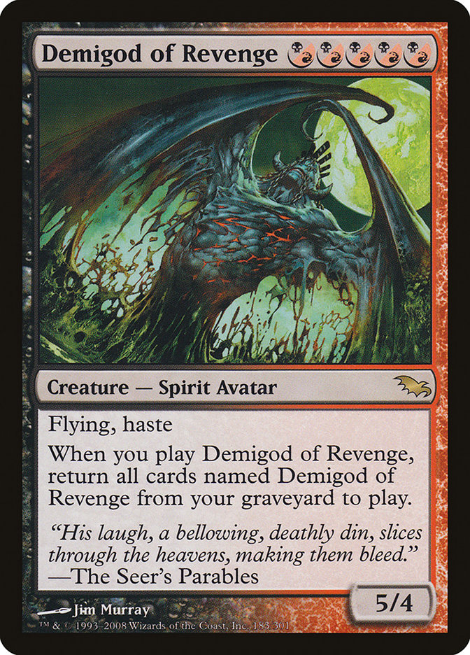 Demigod of Revenge [Shadowmoor] | Chromatic Games