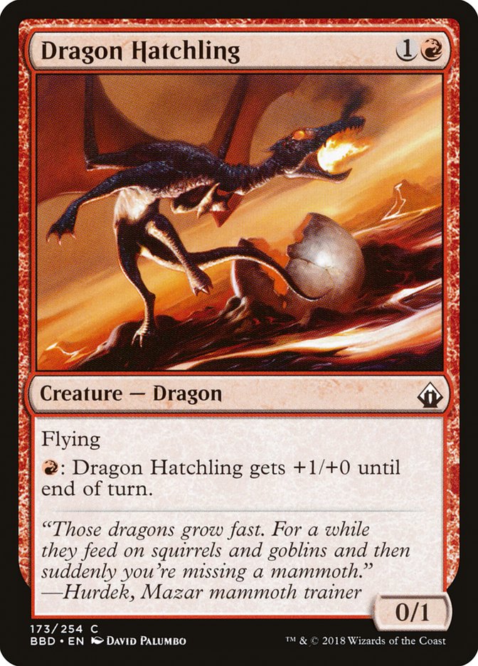 Dragon Hatchling [Battlebond] | Chromatic Games