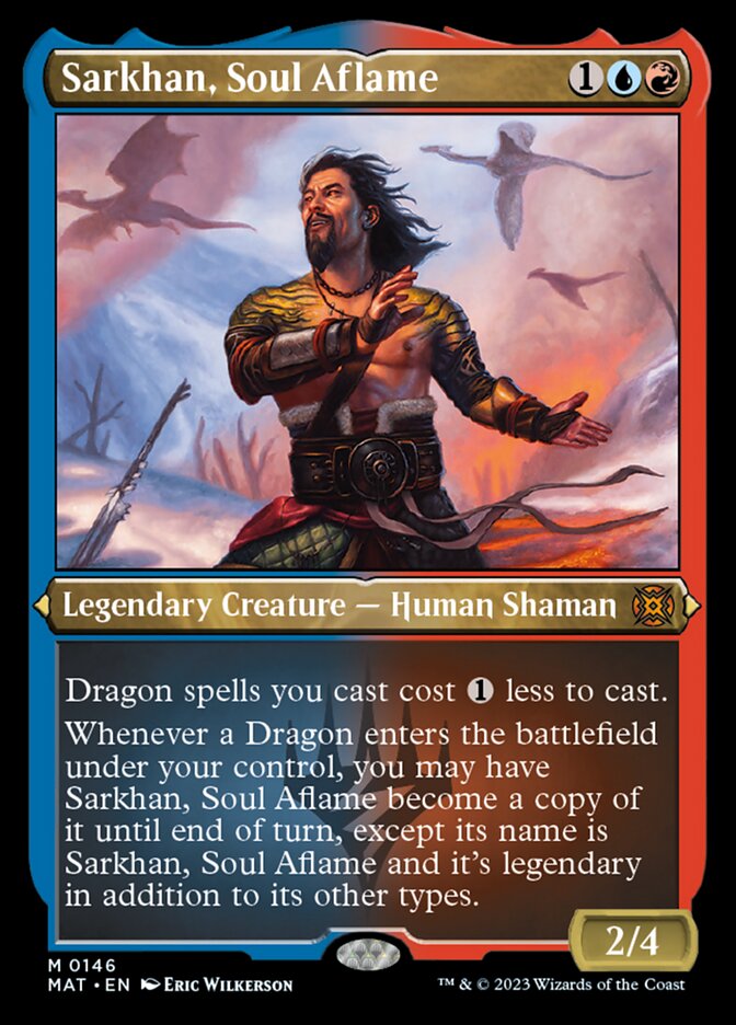 Sarkhan, Soul Aflame (Foil Etched) [March of the Machine: The Aftermath] | Chromatic Games