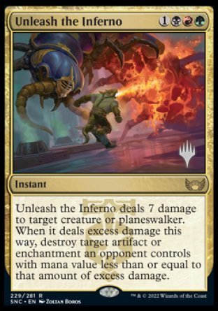 Unleash the Inferno (Promo Pack) [Streets of New Capenna Promos] | Chromatic Games