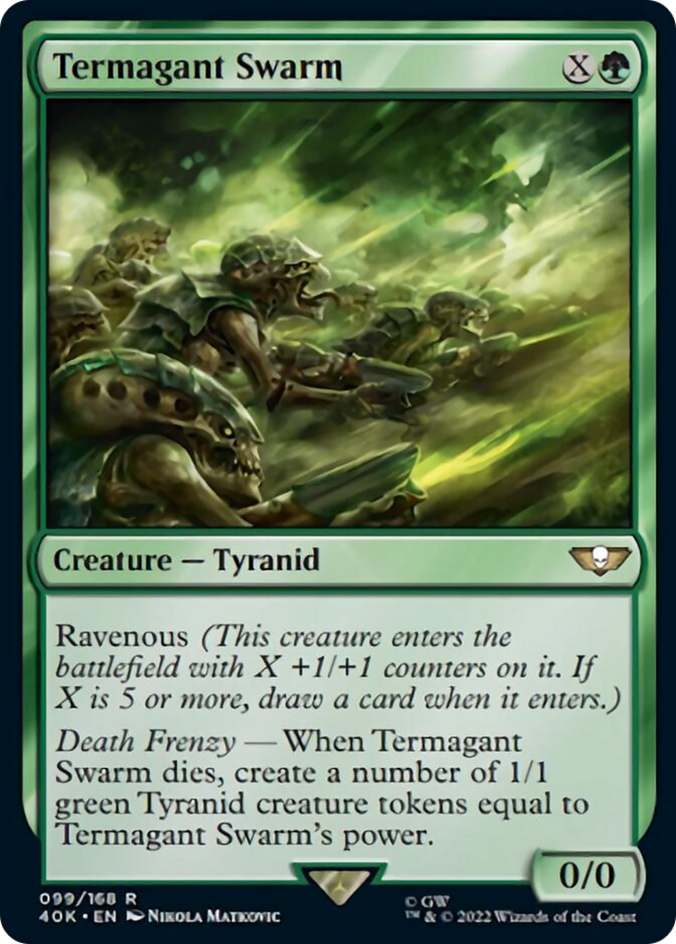 Termagant Swarm (Surge Foil) [Warhammer 40,000] | Chromatic Games