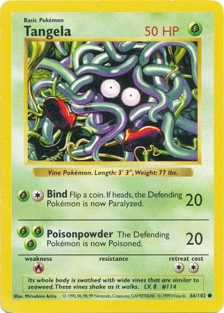 Tangela [Base Set (Shadowless)] | Chromatic Games