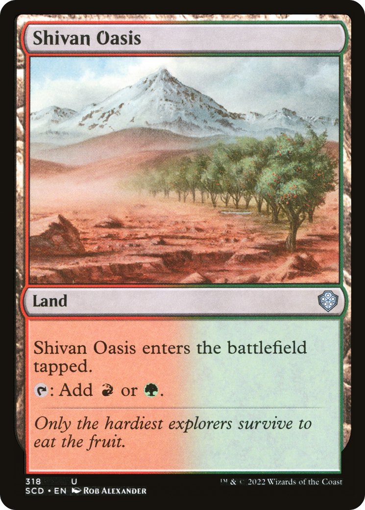 Shivan Oasis [Starter Commander Decks] | Chromatic Games