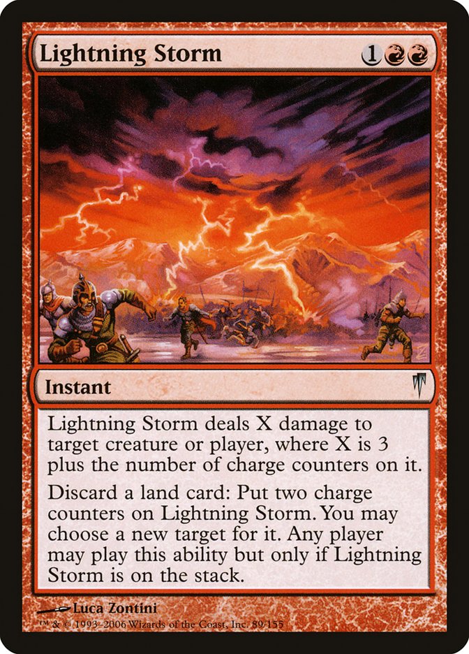 Lightning Storm [Coldsnap] | Chromatic Games