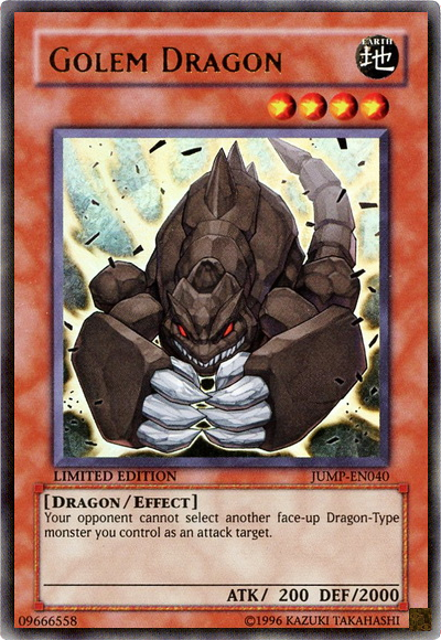 Golem Dragon [JUMP-EN040] Ultra Rare | Chromatic Games