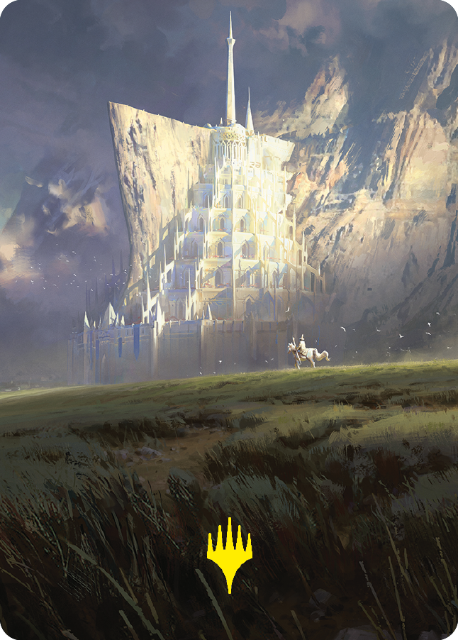 Minas Tirith Art Card (Gold-Stamped Signature) [The Lord of the Rings: Tales of Middle-earth Art Series] | Chromatic Games